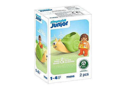 Junior: Rocking Snail with Rattle