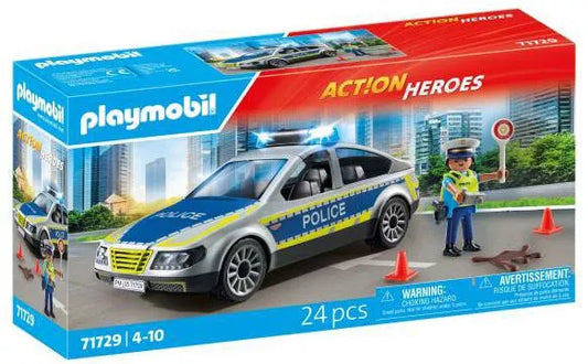 Action Heroes Police Patrol Car