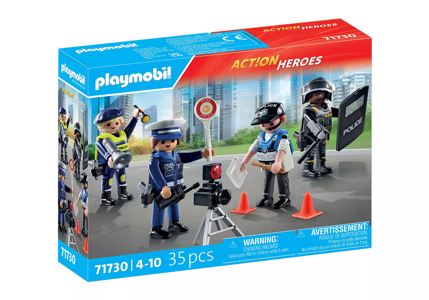 Action Heroes Police Figure Set