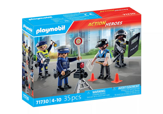 Action Heroes Police Figure Set