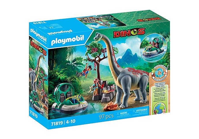 Dinos Brachiosaurus with Hovercraft