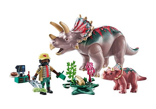 Dinos Triceratops Family