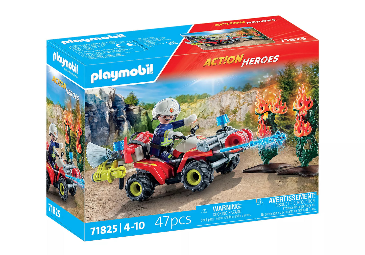 Action Heroes Firefighting Quad