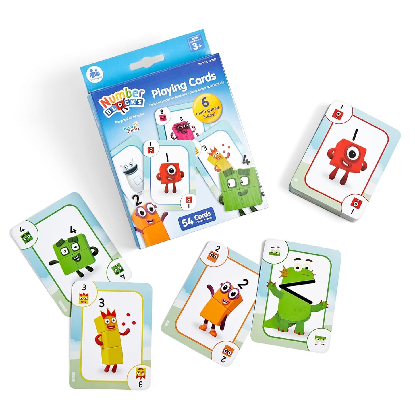Number Blocks Playing Cards