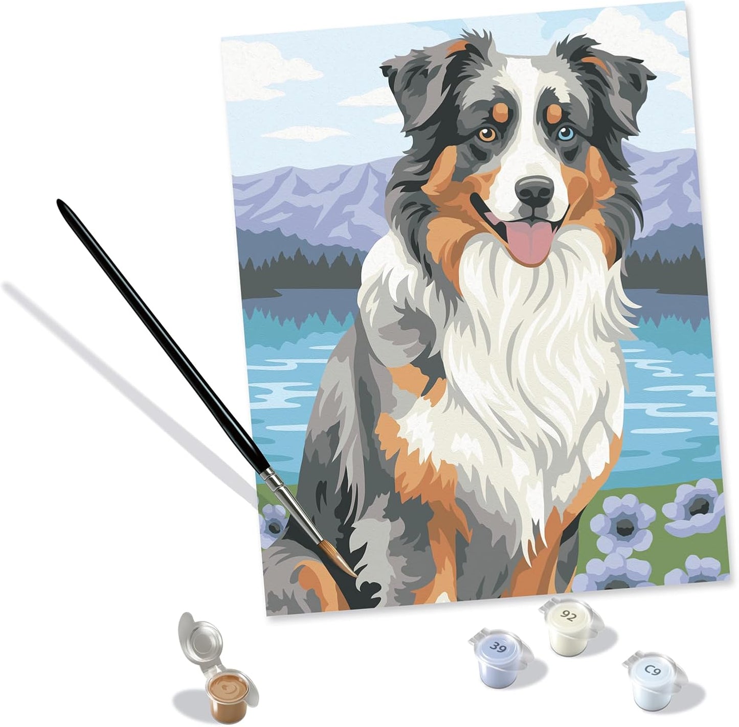 CreArt Australian Shepherd 9.5X12"