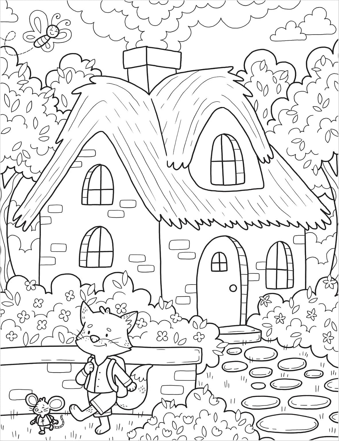 Forest Cuties Cozy Colouring Book