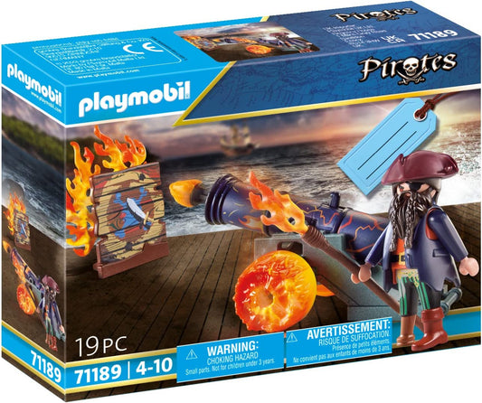 Pirate with Cannon Gift Set