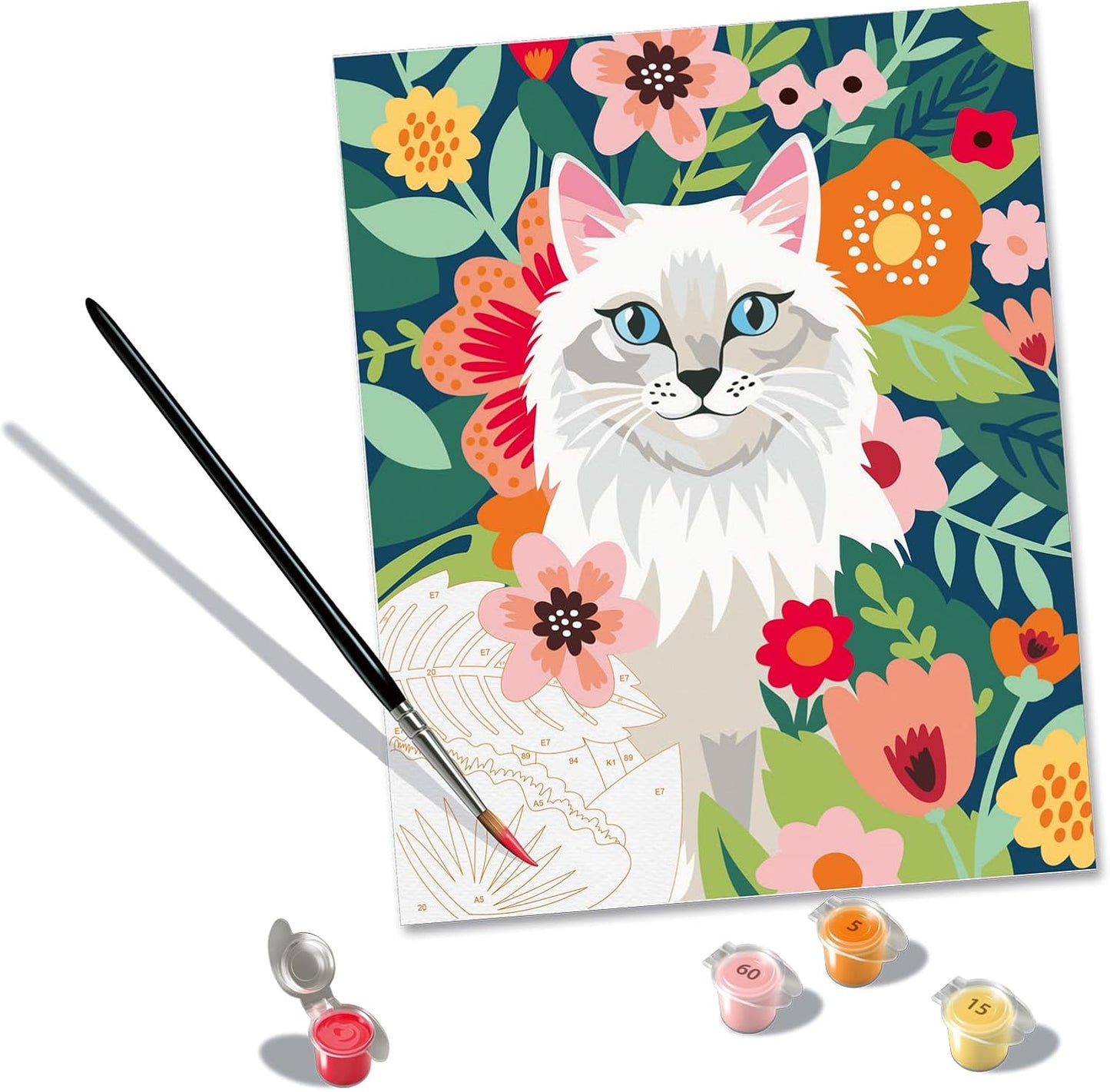 CreArt Fluffy and Floral 9.5X12"