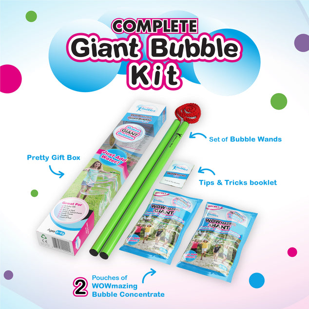 Wowamazing Giant Bubble Concentrate Kit