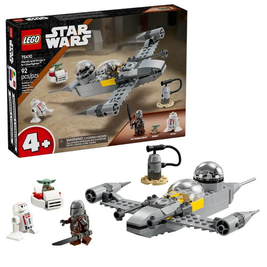 Star Wars Mando and Grogu's N-1 Starfighter