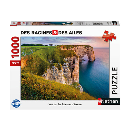 Vue sur les Falaises d'Etretat 1000pc