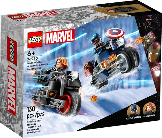 Marvel Black Widow & Captain America Motorcycles