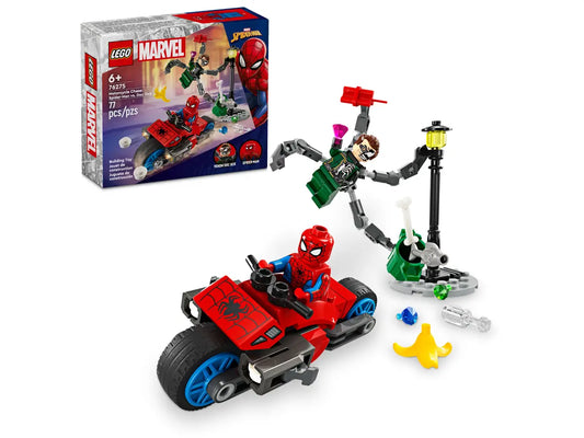 Marvel Motorcycle Chase: Spider-Man vs. Doc Oak