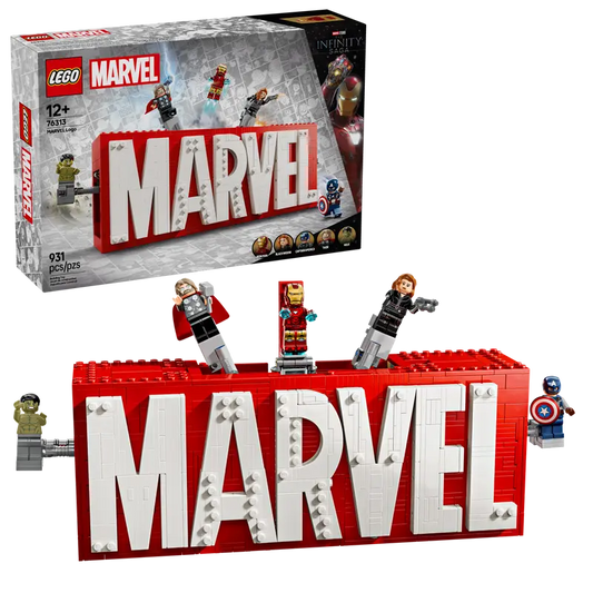Marvel Logo & Mini Figures