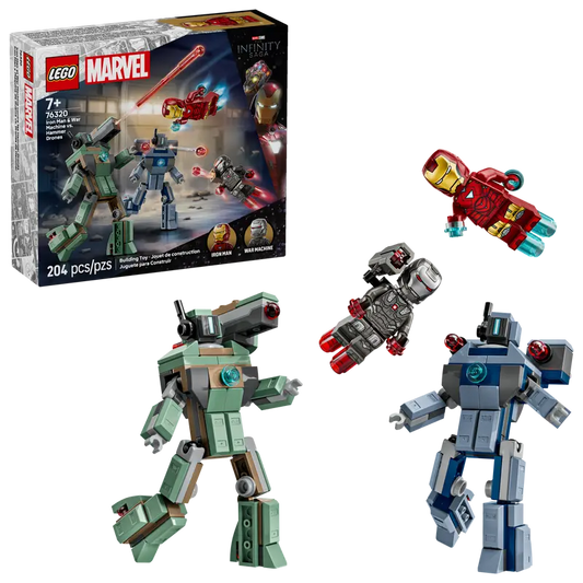 Marvel Iron Man & War Machine vs. Hammer Drones