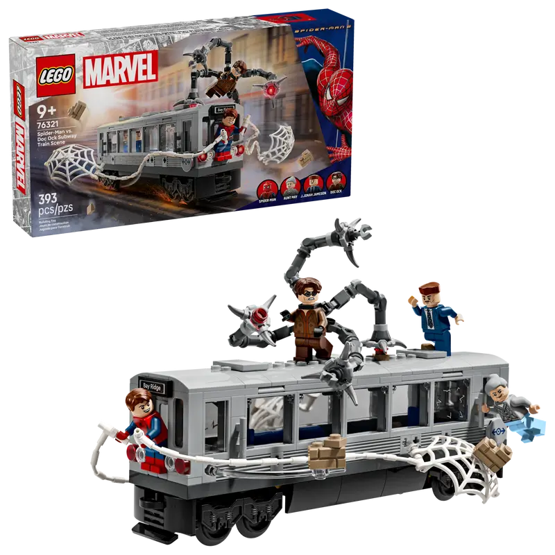 Marvel Spider-Man vs. Doc Ock Subway Train Scene