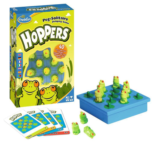 Hoppers Peg-Solitaire Jumping Game
