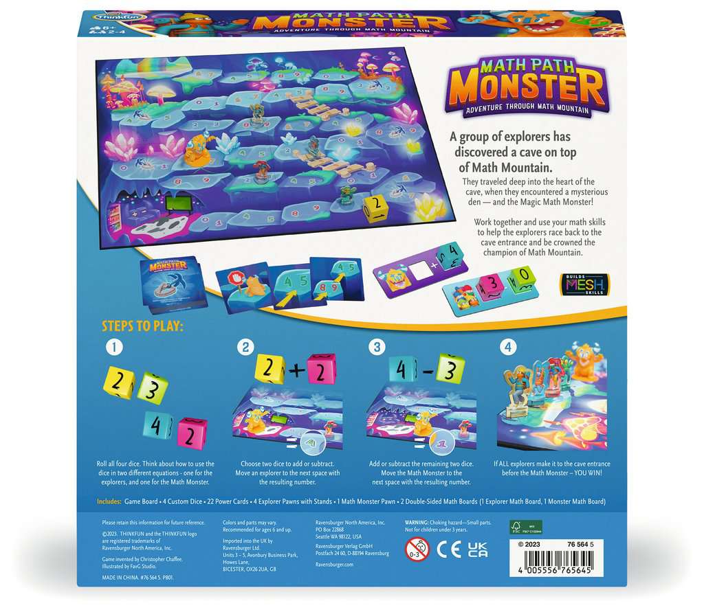 Math Path Monster Adventure through Math Mountain
