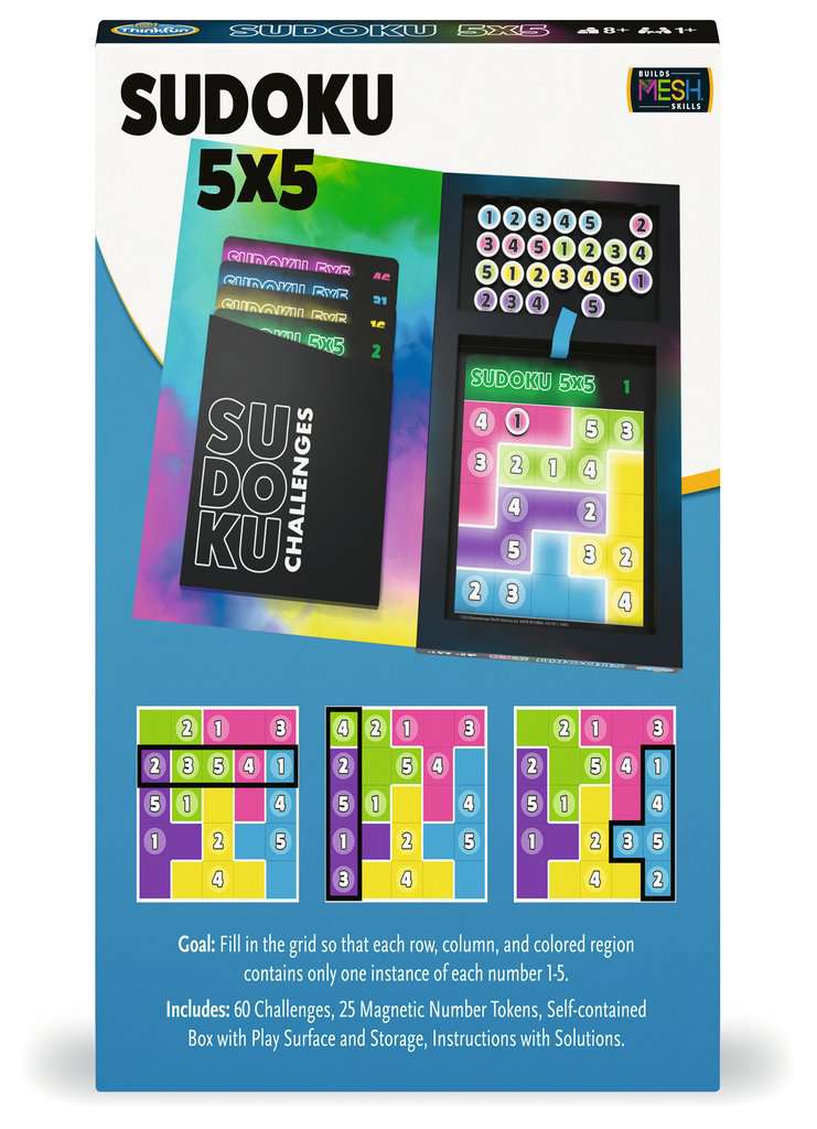 Magnetic Sudoku 5X5