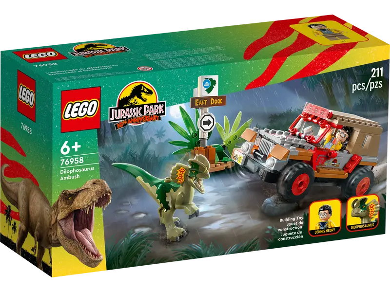 Jurassic Park Dilophosaurus Ambush