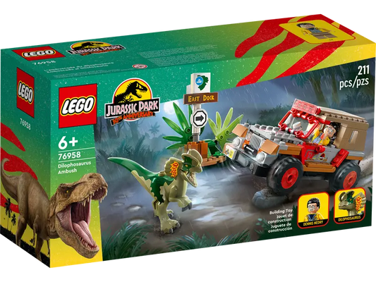 Jurassic Park Dilophosaurus Ambush