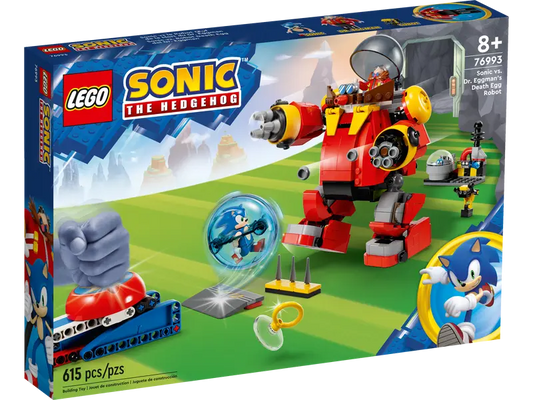 Sonic The Hedgehog Sonic vs. Dr. Eggman's Death Egg Robot