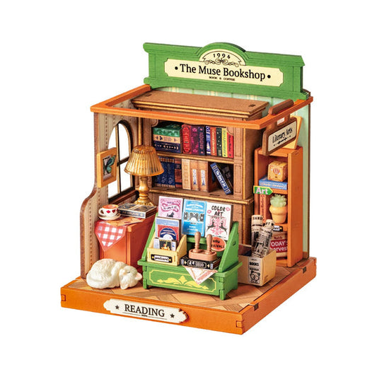DIY Miniature House The Muse Bookshop