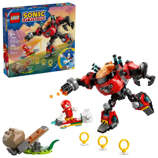 Sonic the Hedgehog Knuckles vs. Dr. Eggman Egg Crusher Mech