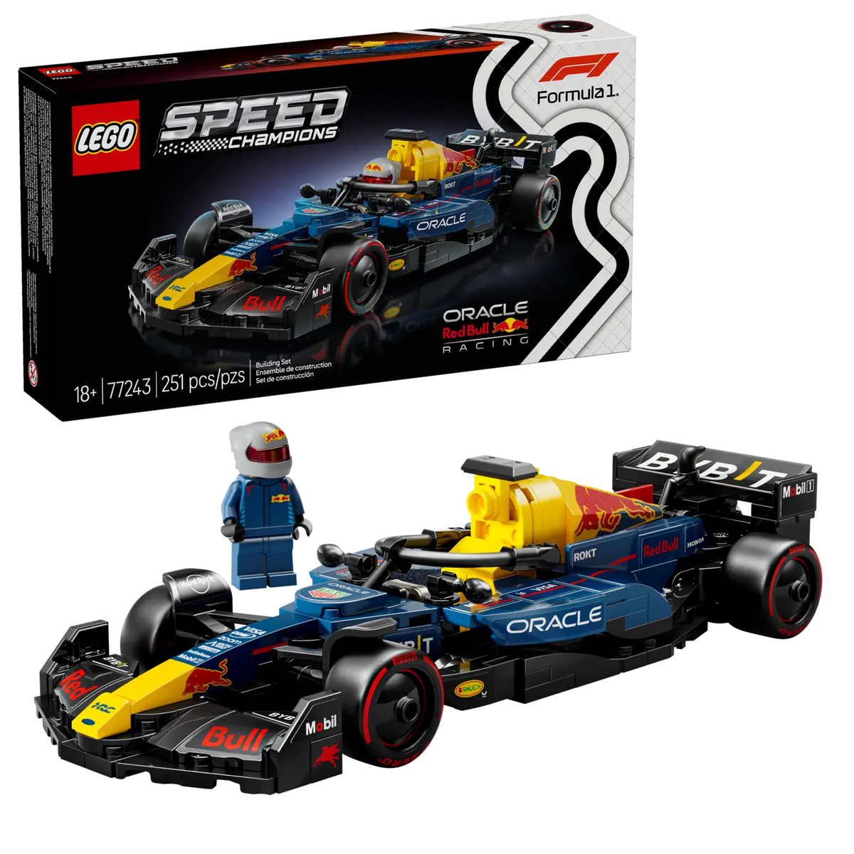 Speed Champions Oracle Red Bull Racing RB20 F1 Race Car – Hobby and Toy ...