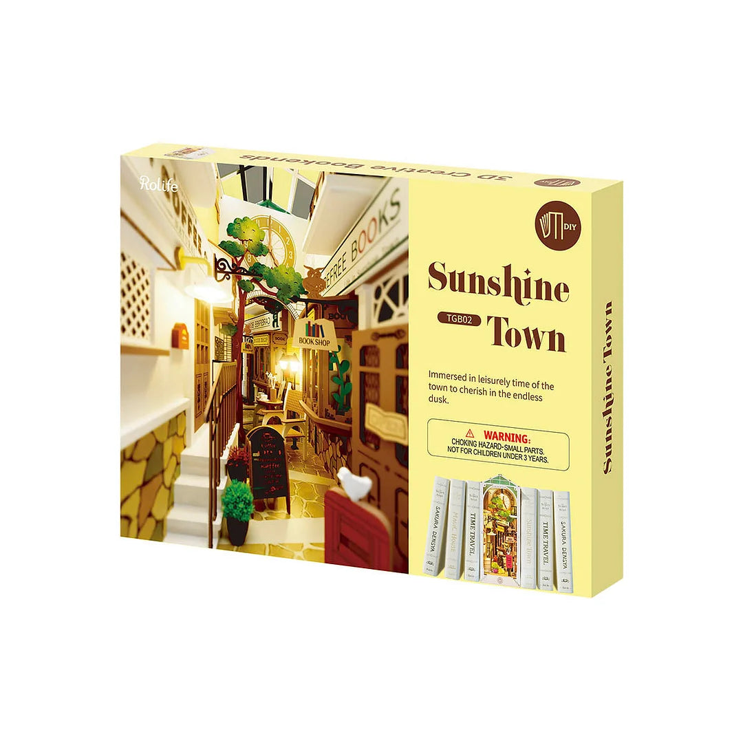 DIY Book Nook Sunshine Town