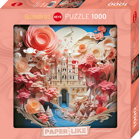 Paper-Like White Castle 1000pc