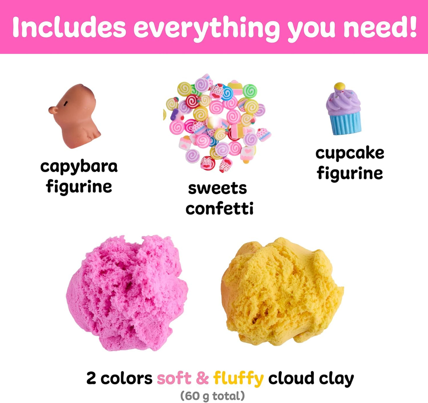 Sensory Mini Cloud Clay Capybara