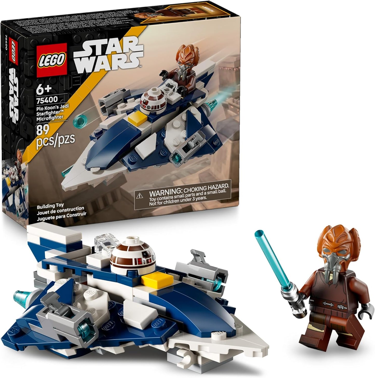 Star Wars Plo Koon's Jedi Starfighter Microfighter