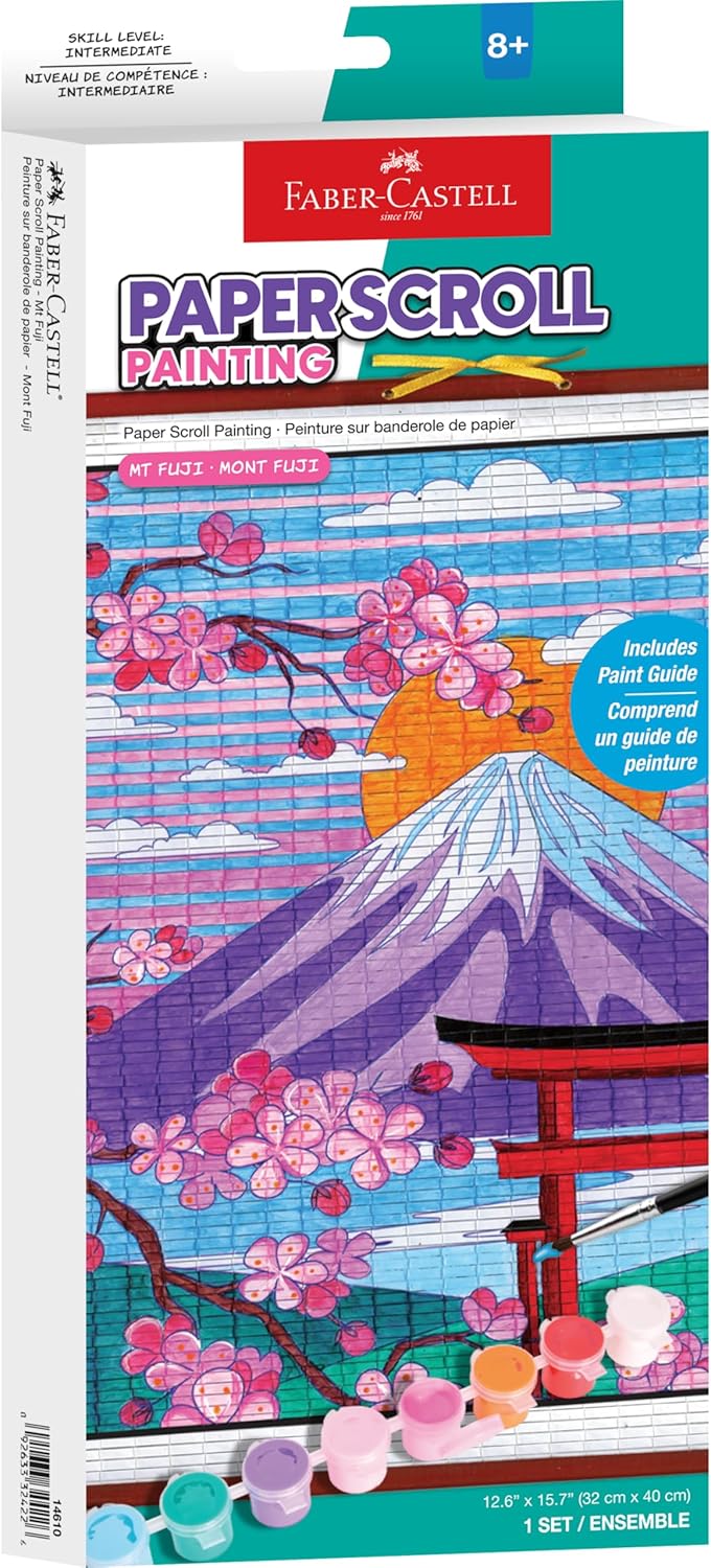 Paper Scroll Painting Mount Fiji