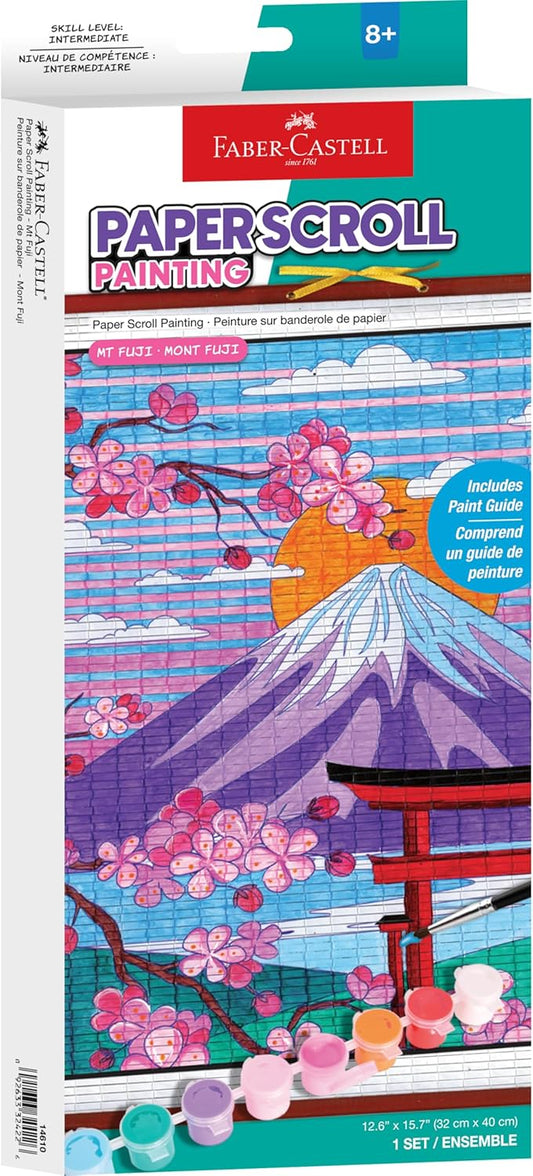 Paper Scroll Painting Mount Fiji