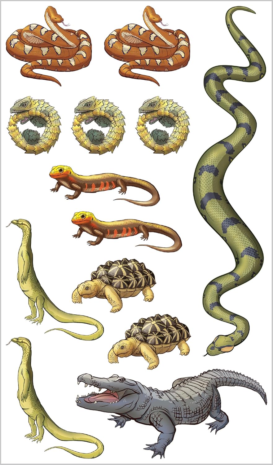 Slithering, Scaly Tattoo Snakes & Other Reptiles – Hobby and Toy Central