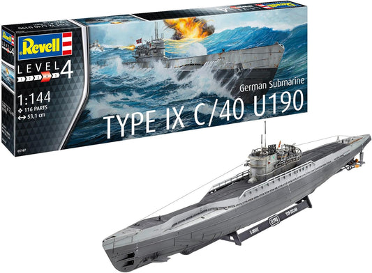 German Submarine Type IX C/40 U190 1/144