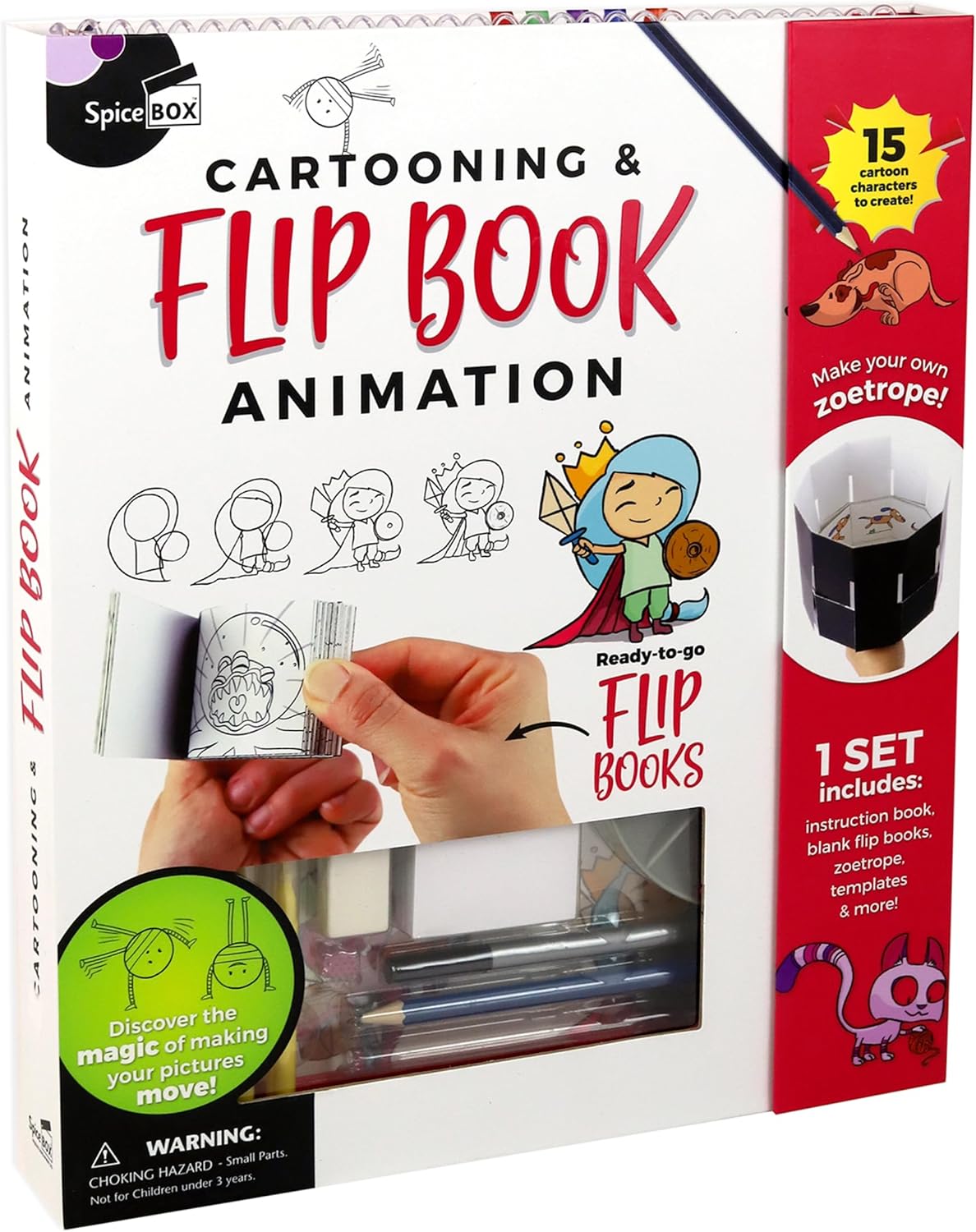 Cartooning & Flip Book Animation  (15 cartoon characters to create)