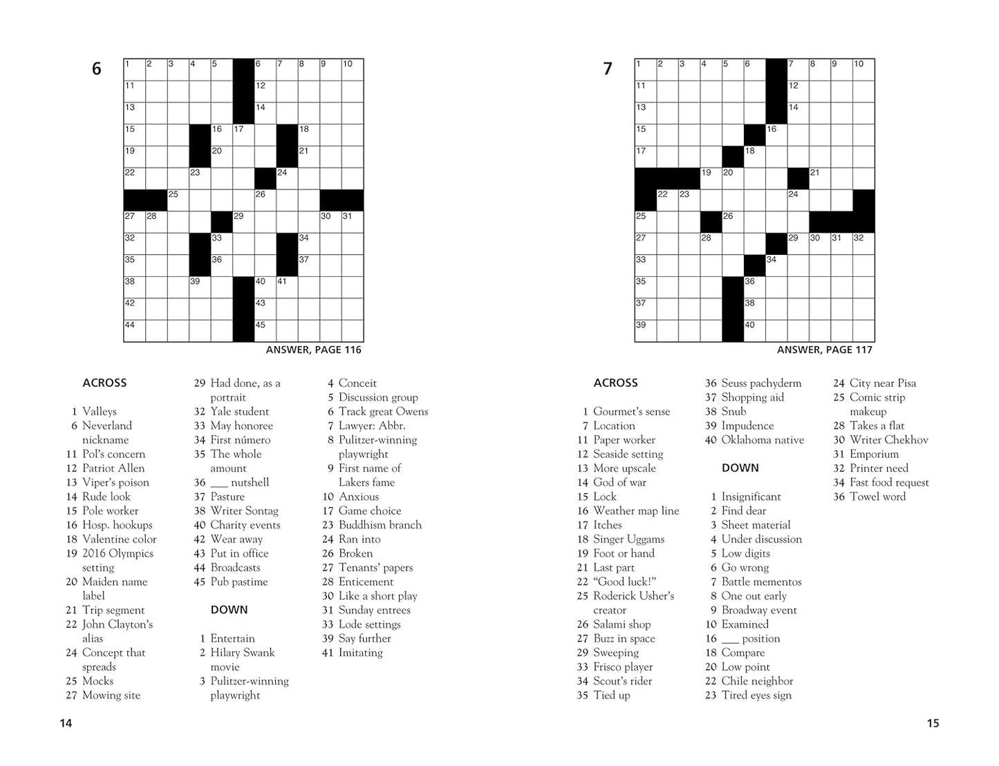 100 Relaxing Crosswords