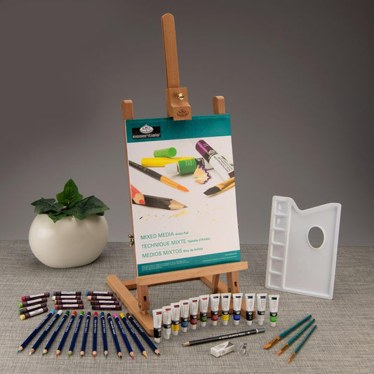Mixed Media Easel Art Set