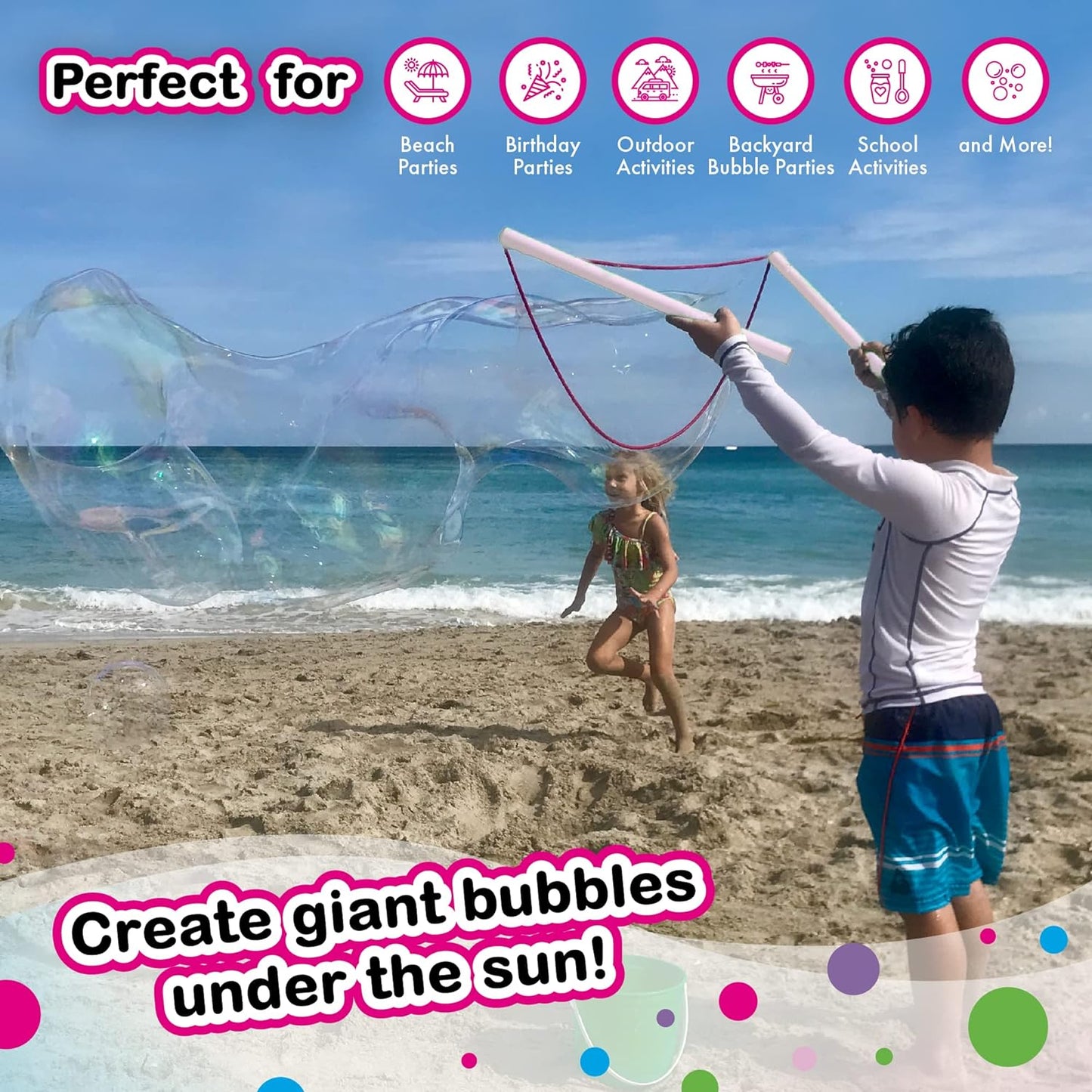 Wowmazing Giant Bubble Concentrate Kit Unicorn