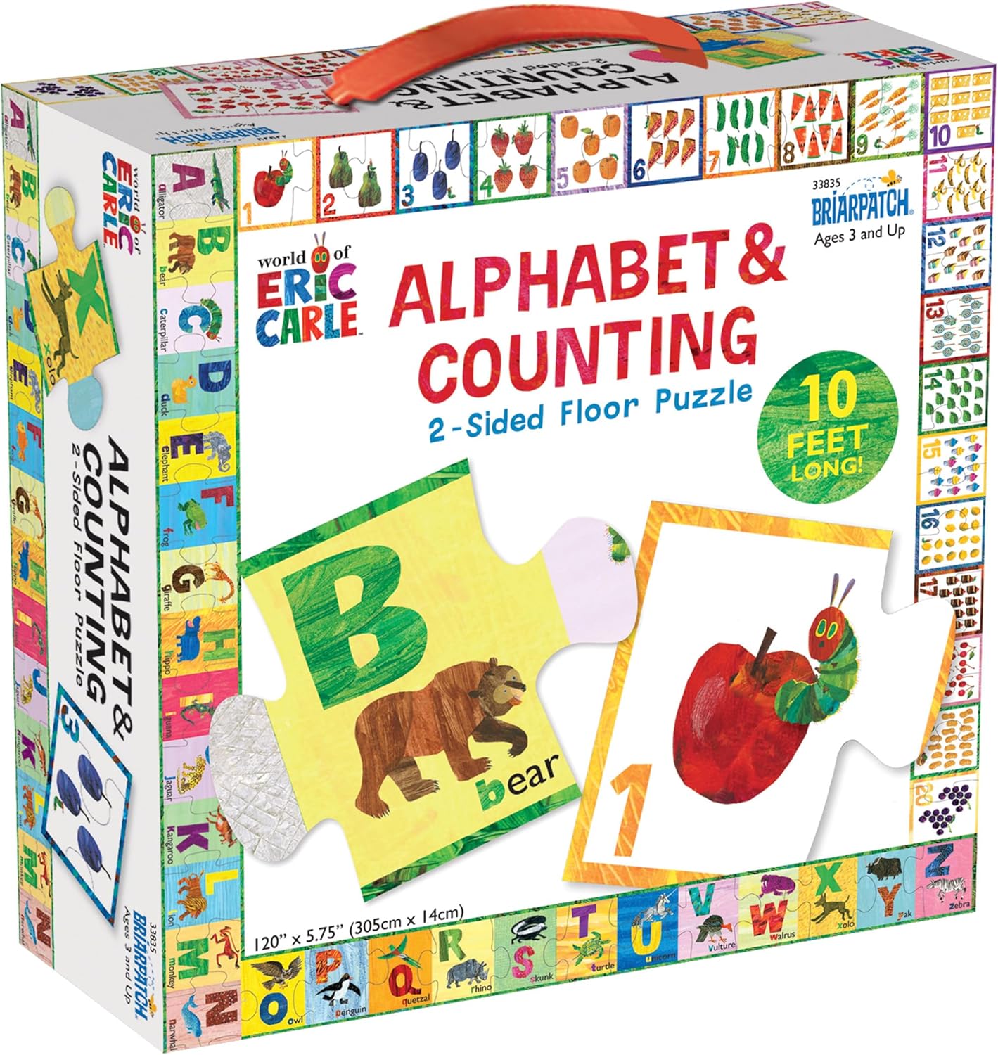Alphabet & Counting 2-Sided Floor Puzzle