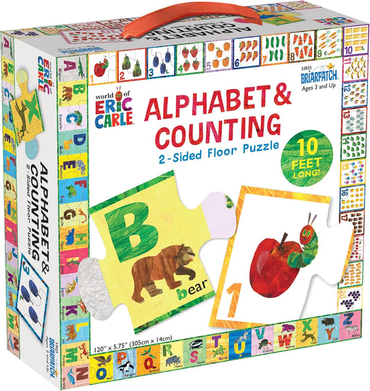 Alphabet & Counting 2-Sided Floor Puzzle