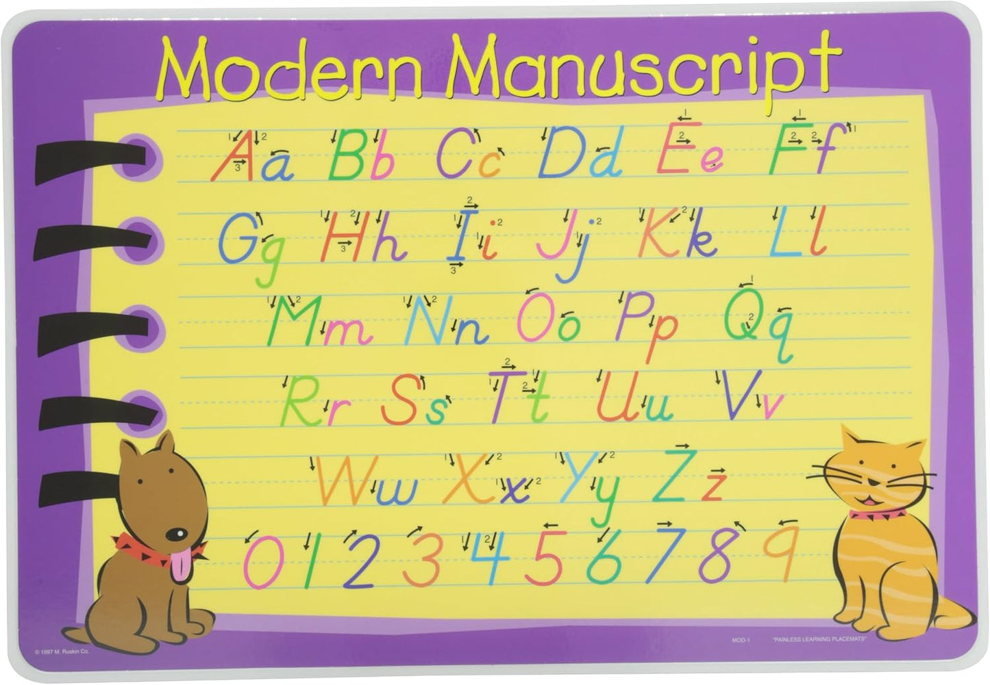 Modern Manuscript Placemat