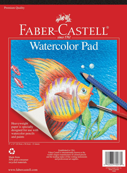 Watercolor Pad 9X12"