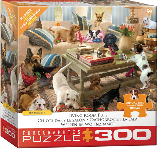 Living Room Pups 300pc