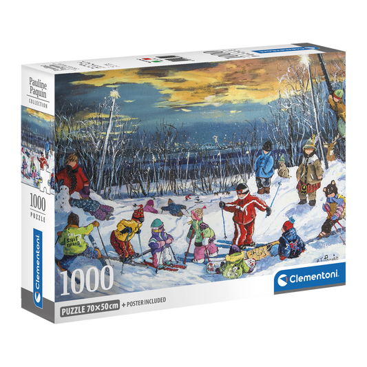 Let's Go Skiing Together!  1000pc