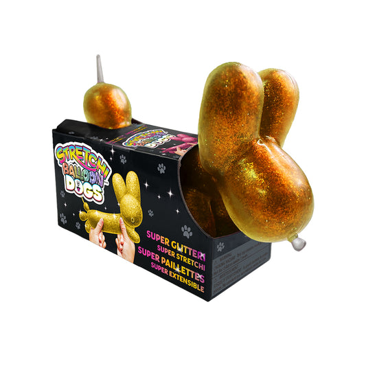 Stretchy Balloon Glitter Dog