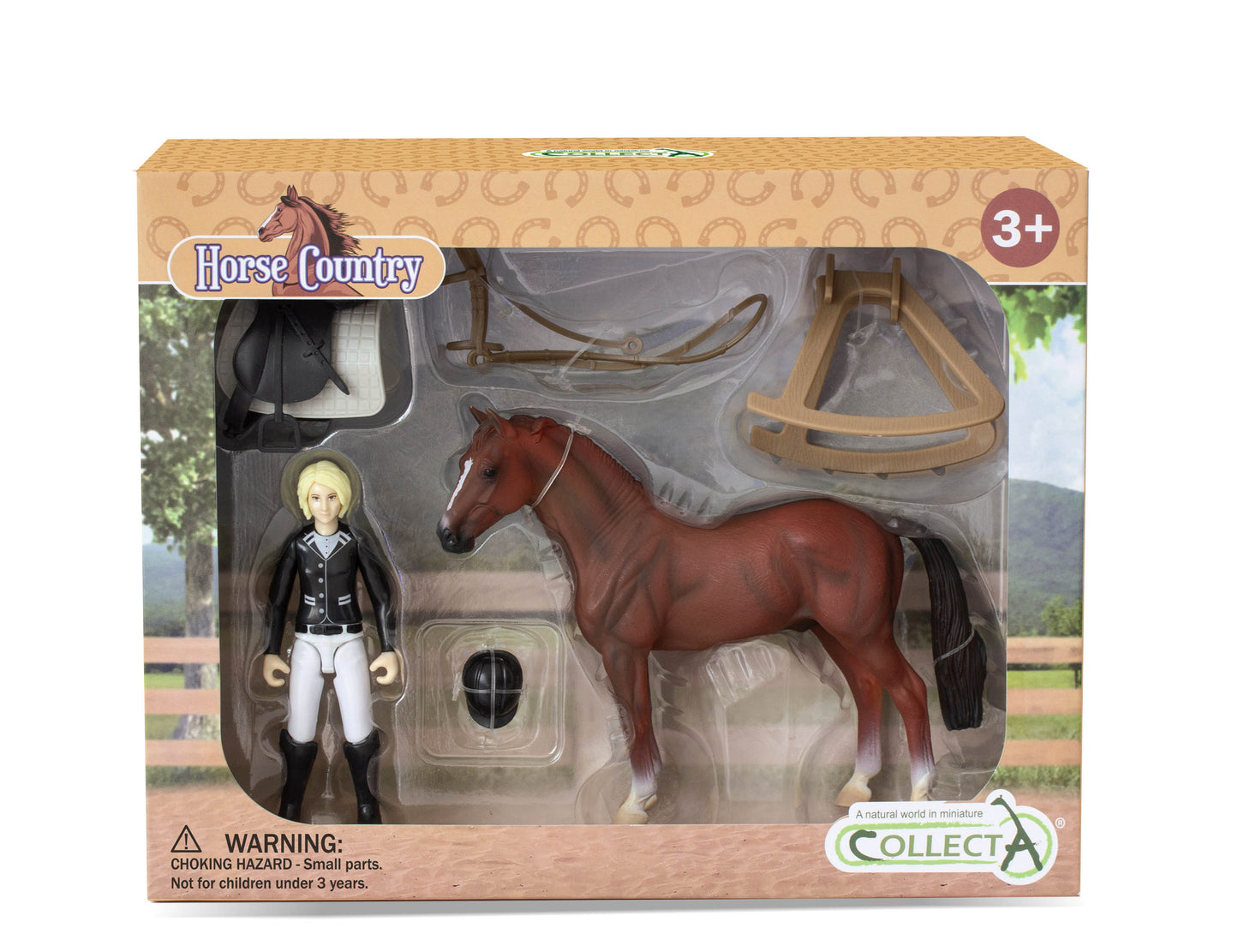 Horse Country English Rider with Horse and Accessories