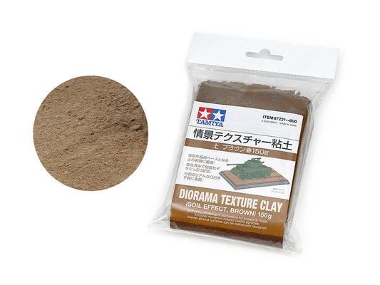 Diorama Texture Clay (soil effect, brown) 150g